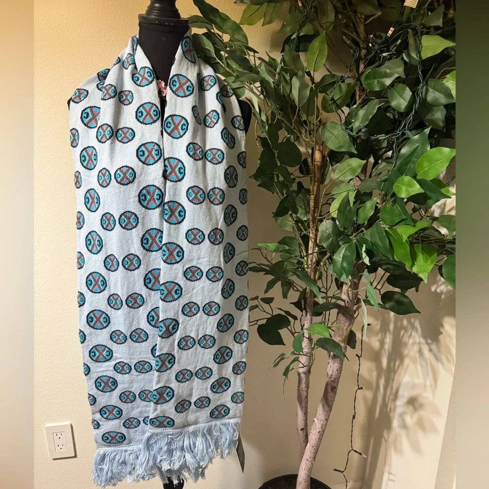 🆕Cross Colors light blue scarf